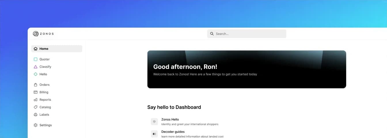 Zonos Documentation